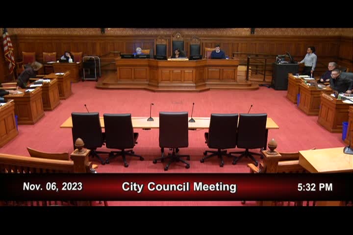 Thumbnail image for 11/6/23 City Council Meeting
