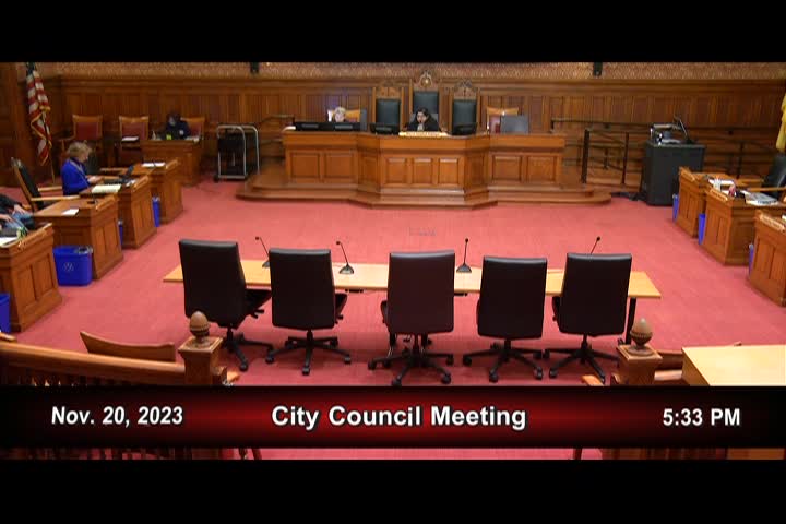 Thumbnail image for 11/20/23 City Council Meeting