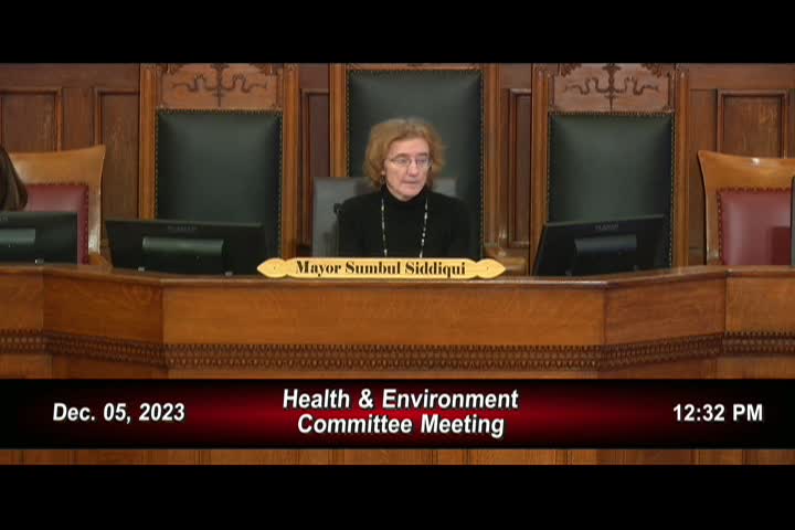 12/5/23 Health & Environmental Committee Meeting