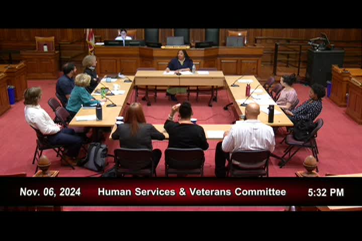 11/6/24 Human Services Committee Meeting