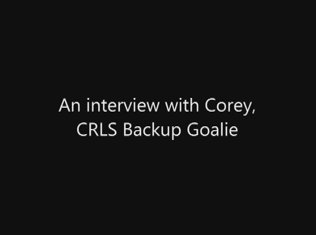 Thumbnail image for FSW Audio Interview: CRLS Backup Goalie Corey