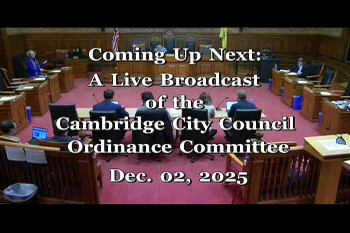 12/2/25 Ordinance Committee Meeting