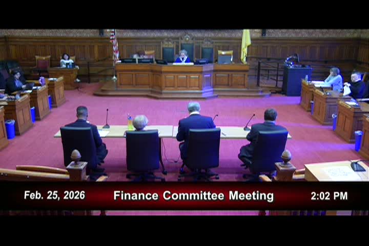2/25/26 City Finance Committee Hearing