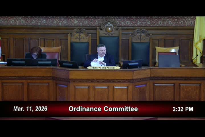 3/11/26 Ordinance Committee Meeting