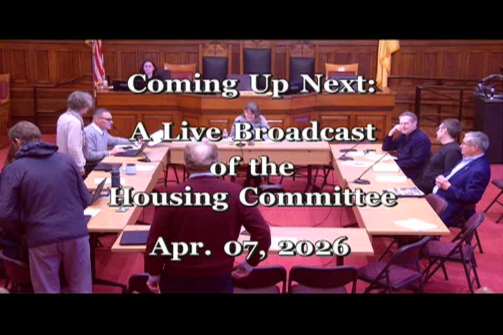 Thumbnail image for 4/7/26 Housing Committee Meeting