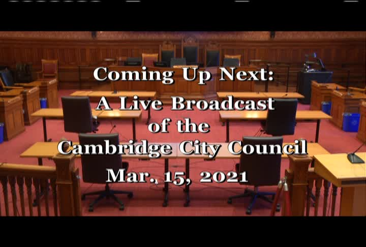Thumbnail image for 3/15/2021 City Council Meeting