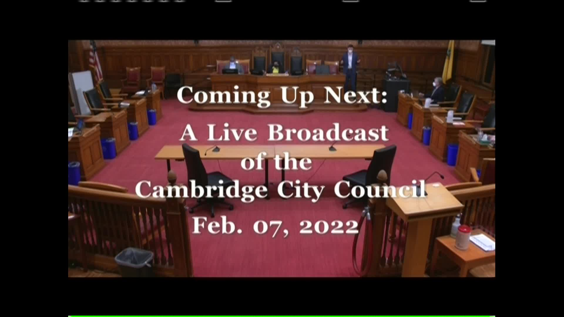Thumbnail image for 2/7/2022 City Council Meeting