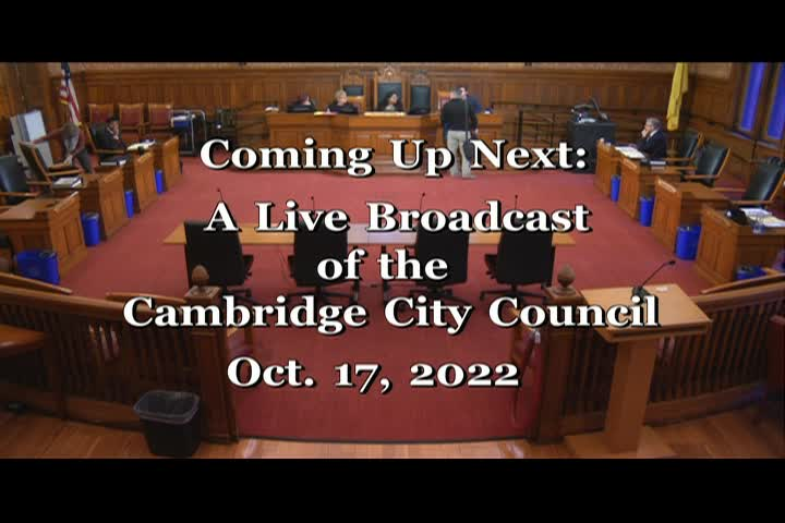 Thumbnail image for 10/17/22 City Council Meeting