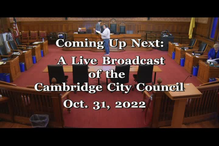 Thumbnail image for 10/31/22 City Council Meeting