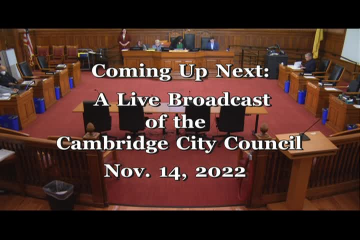 Thumbnail image for 11/14/22 City Council Meeting